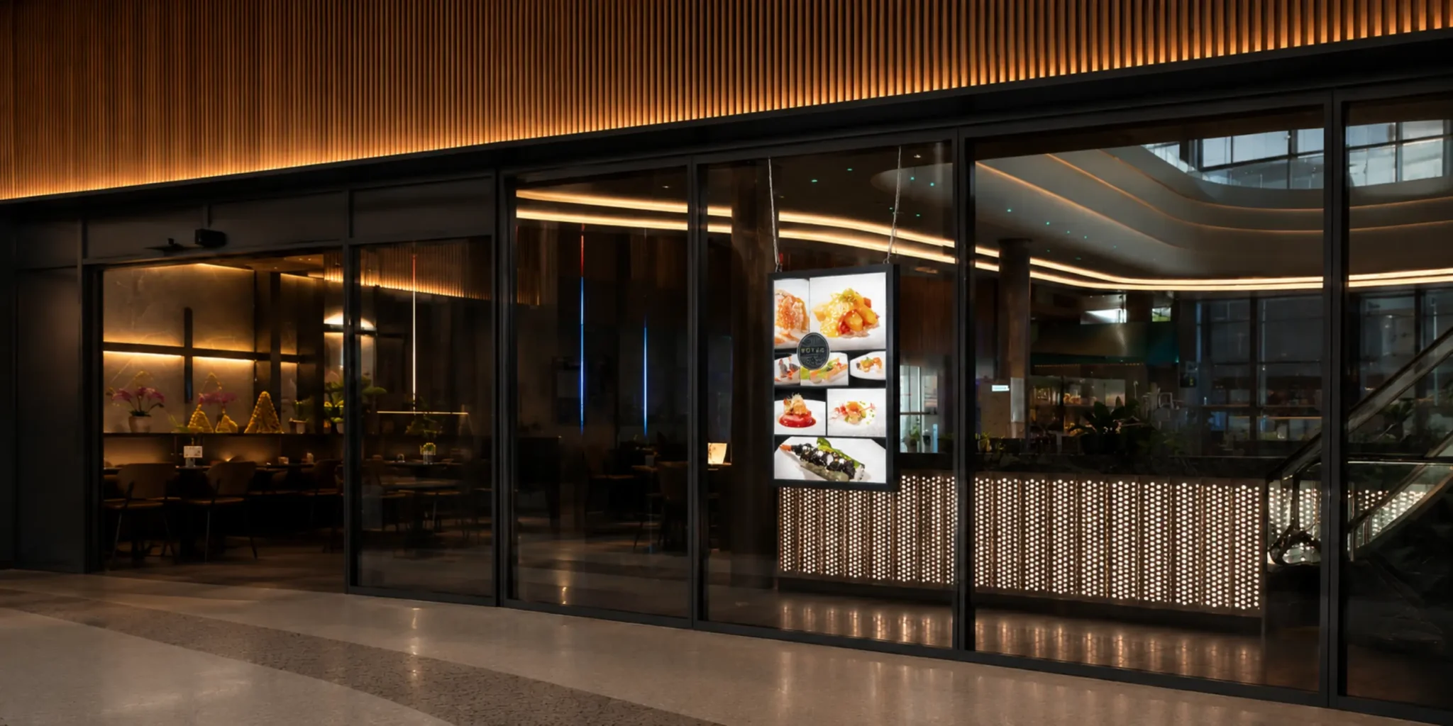 MYBOW-WALL digitaler Screen bei Royal Vernier