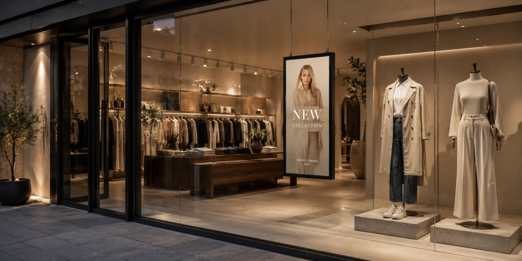 Digitale Screens für Retail und Fachgeschäfte