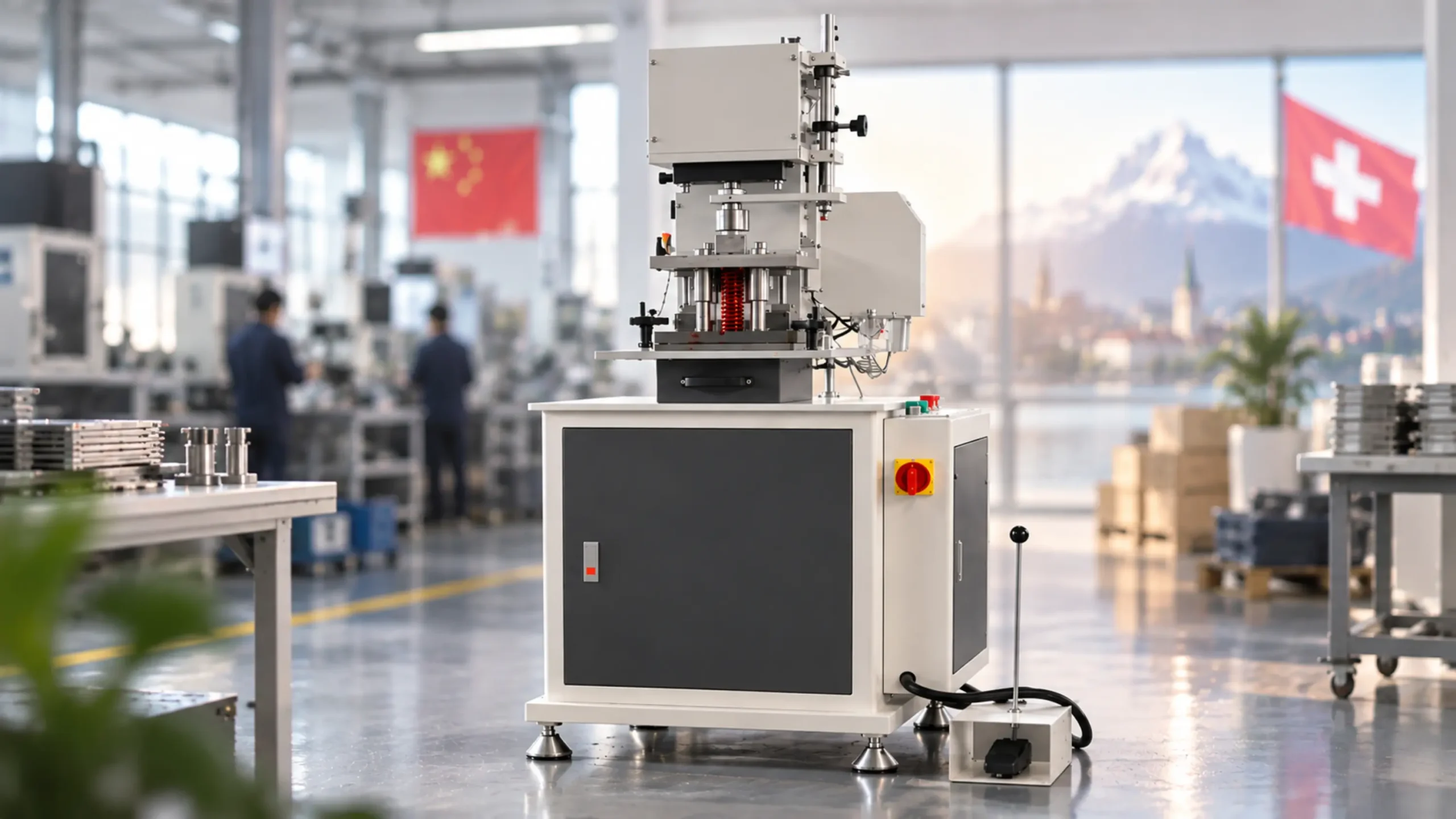 Hydraulische Stanzpresse für Aluminiumprofile