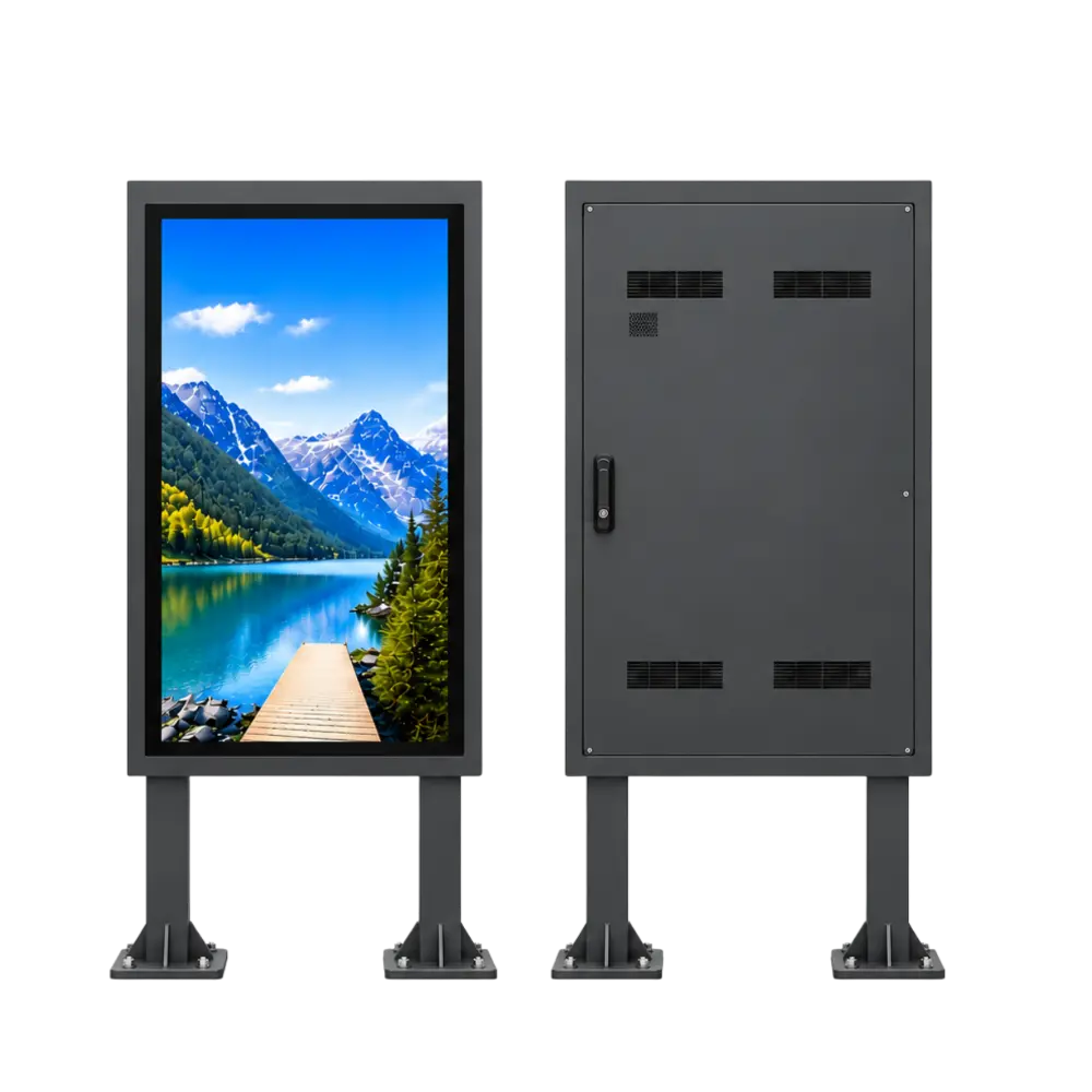 URBAN FIX SINGLE IP65 fest installierter Outdoor LCD Bildschirm 55 Zoll